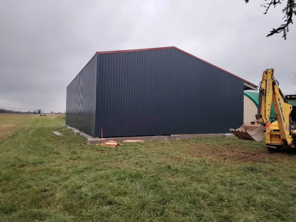Montage de bâtiments agricoles à Saint-Siméon-de-Bressieux (4)